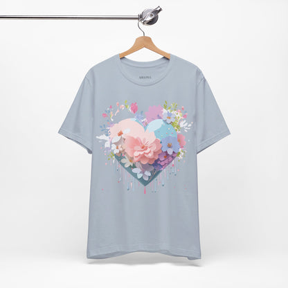 Natural Cotton Tee Shirt - Love story Collection Printify