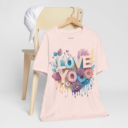 Natural Cotton Tee Shirt - Love story Collection Printify