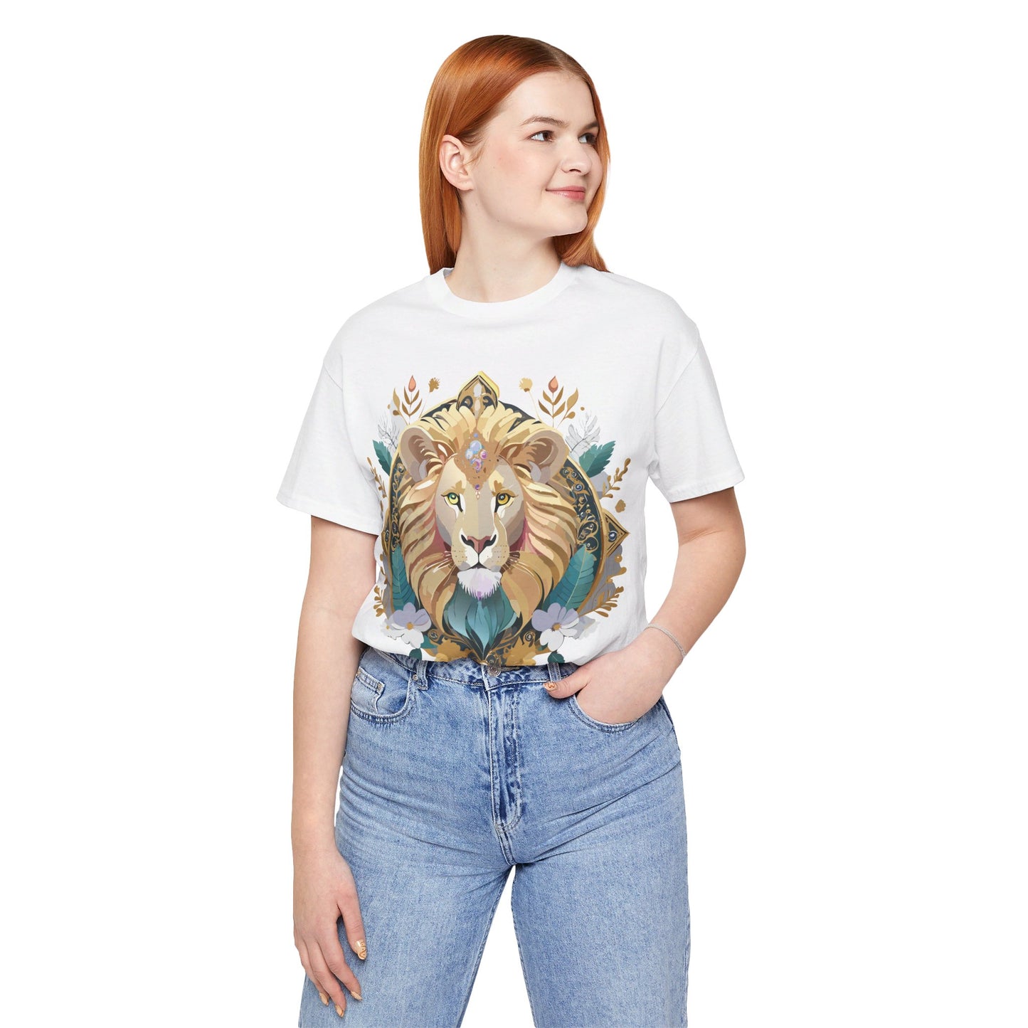 T-Shirt aus natürlicher Baumwolle – Medallion-Kollektion