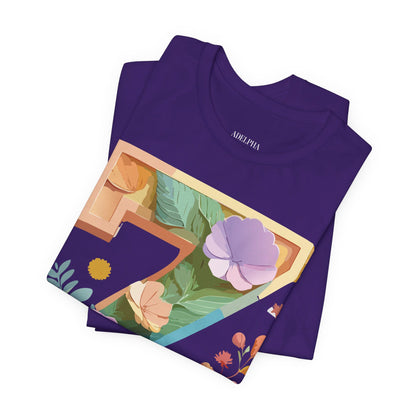 Natural Cotton Tee Shirt - Letters Collection - Z Printify