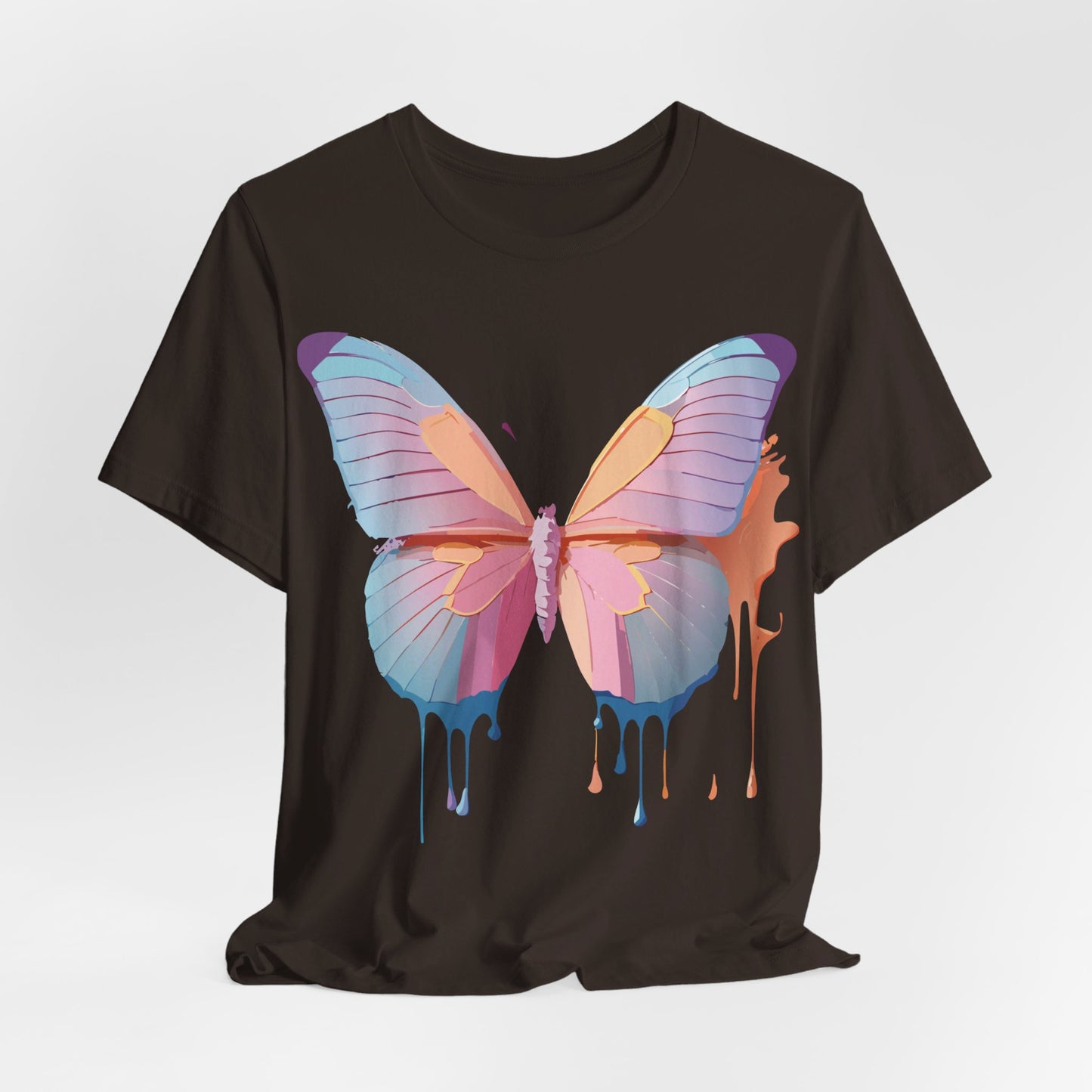 T-Shirt aus natürlicher Baumwolle mit Schmetterling