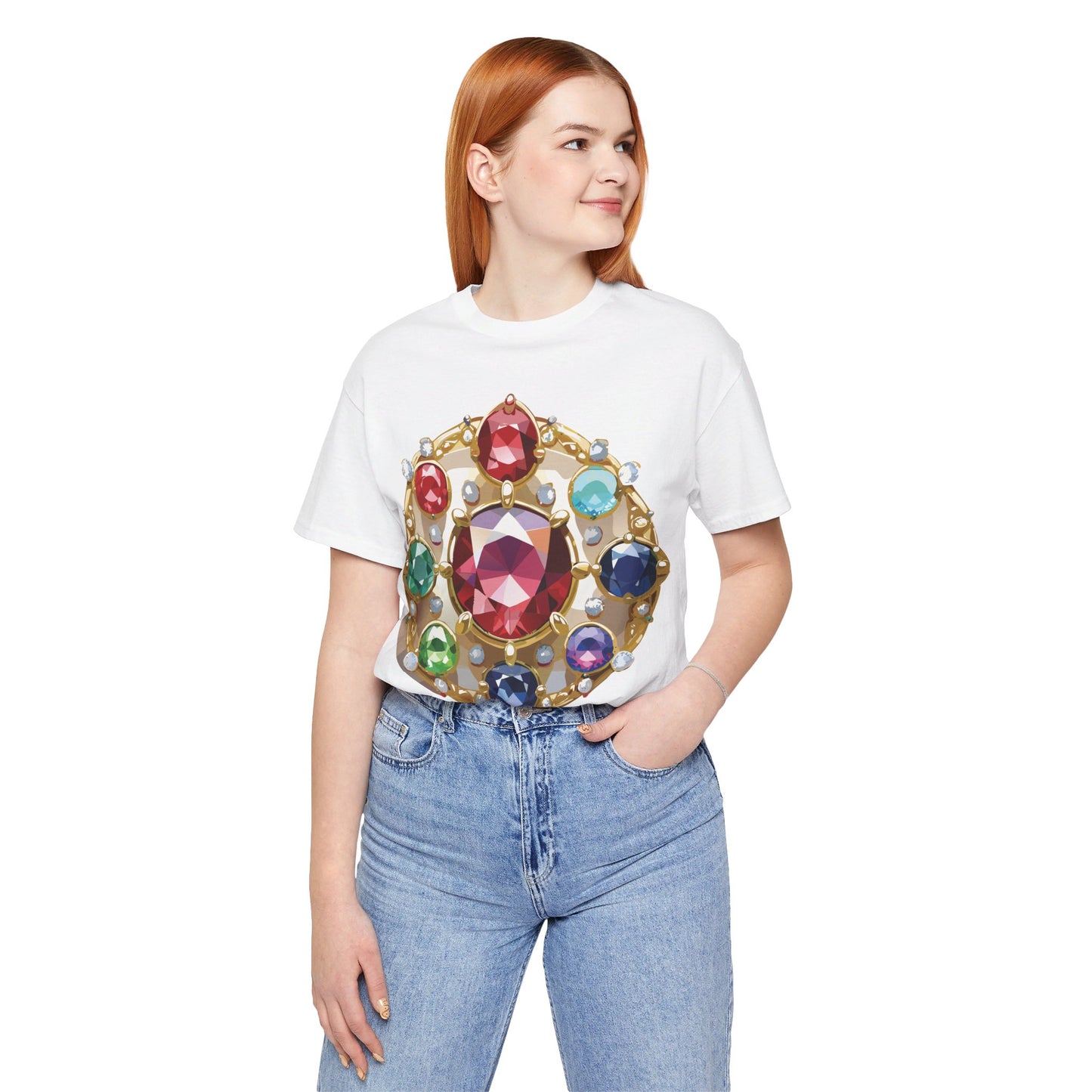 T-Shirt aus natürlicher Baumwolle – Queen Collection