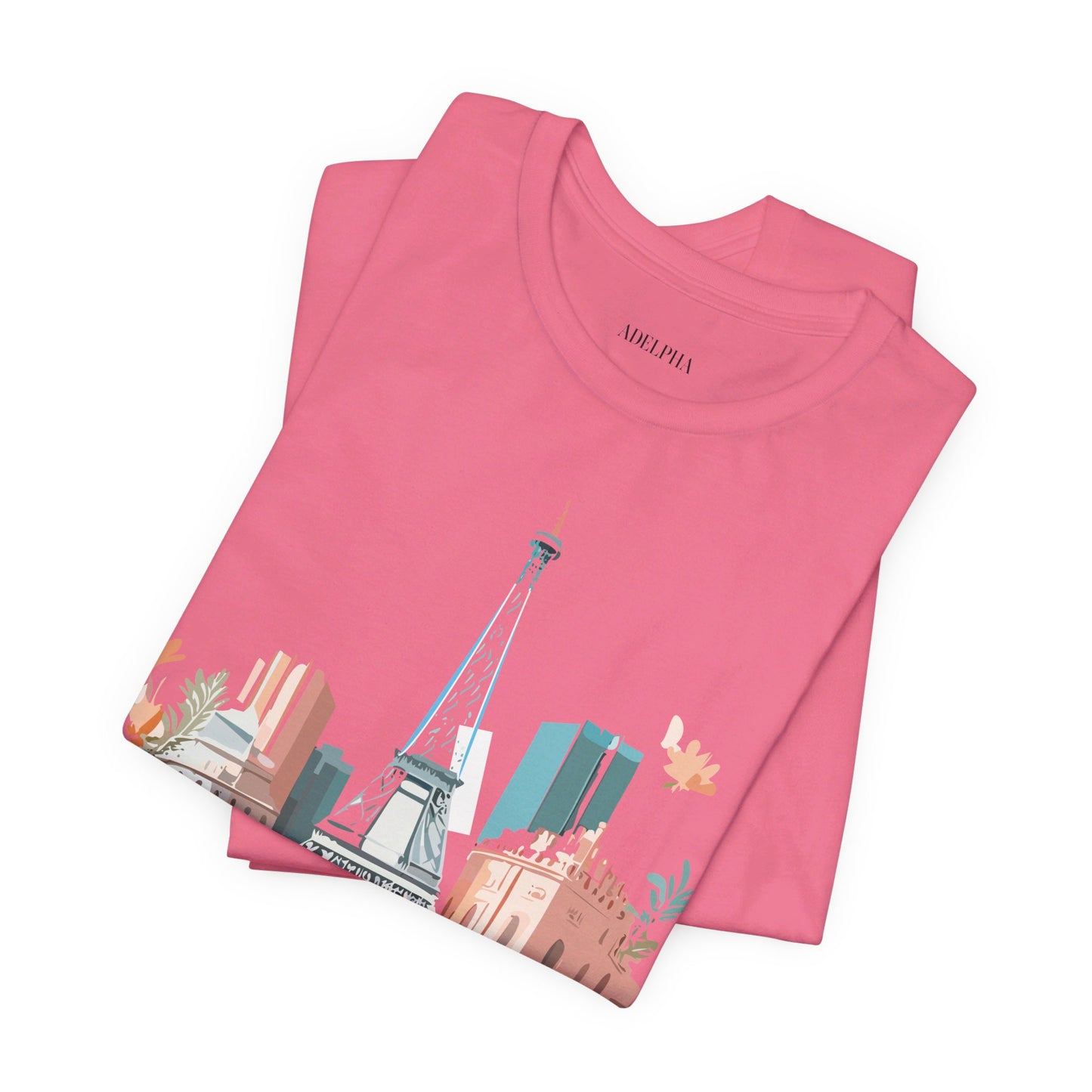 Natural Cotton Tee Shirt - Beautiful Places Collection - Paris