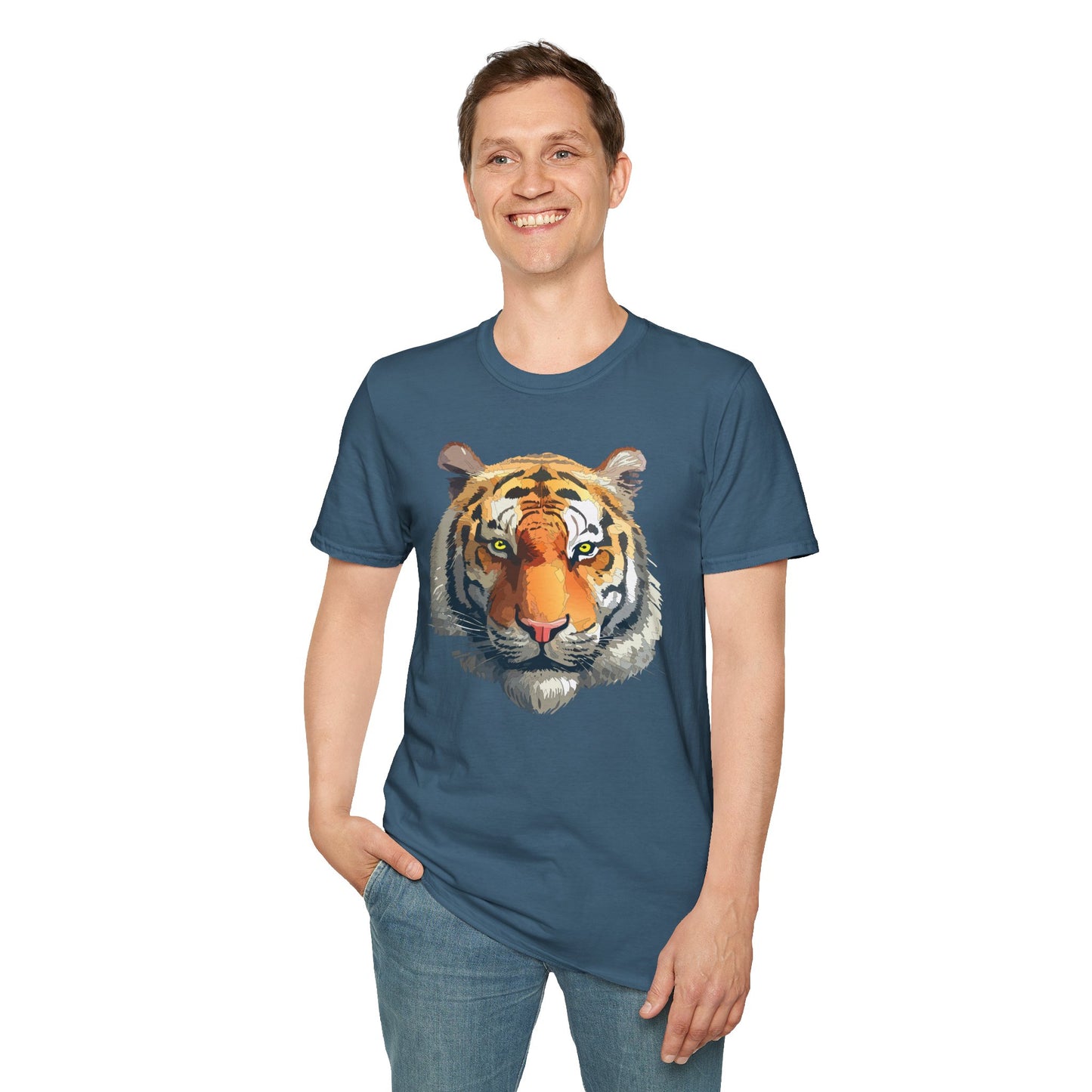 Tiger Shirt, Shirt with Tiger, Animal Tee, Shirt with Animals