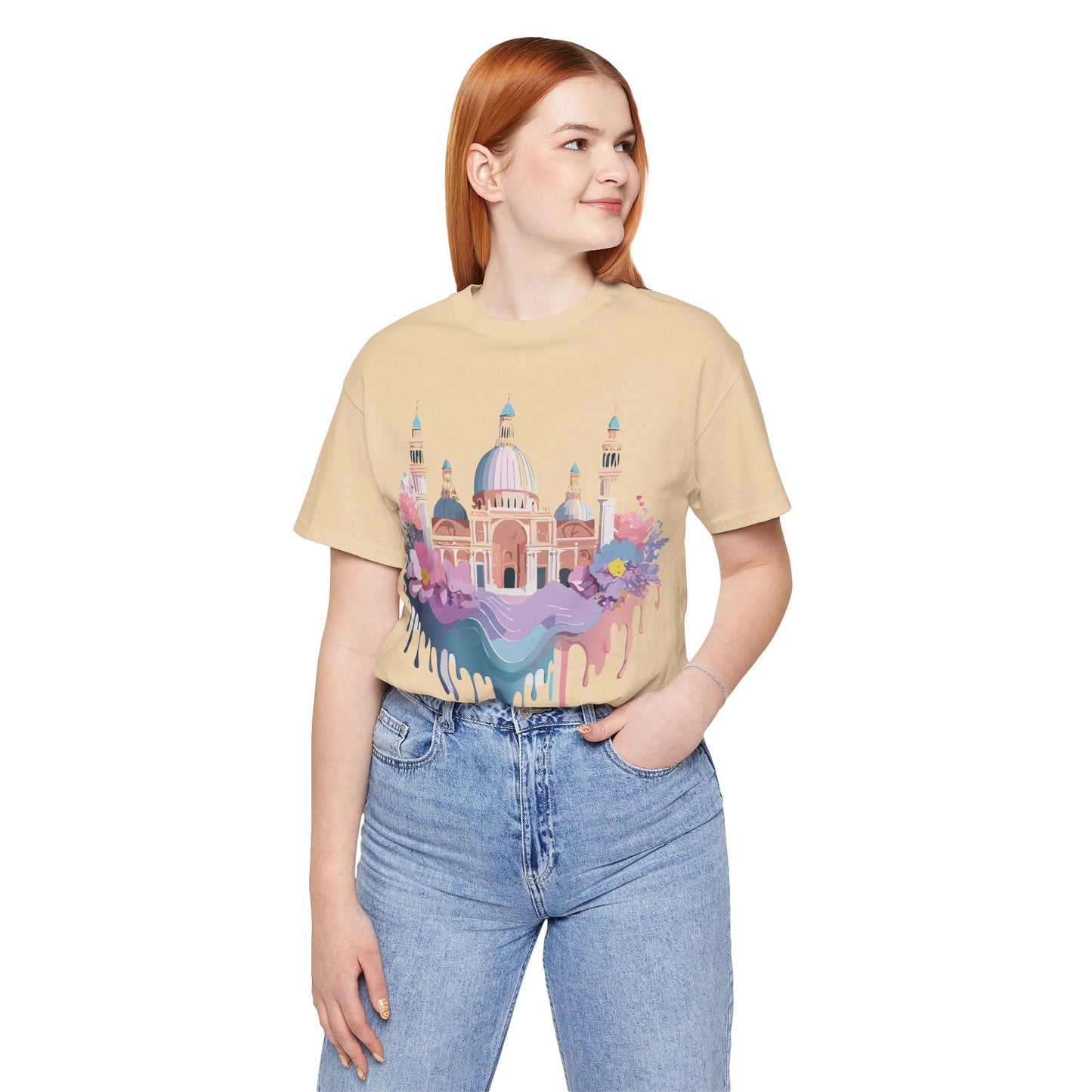 Natural Cotton Tee Shirt - Beautiful Places Collection - Venice