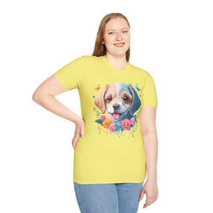 Dog Shirt Unisex Softstyle Tee Gildan 64000 100 Percent Ring Spun Cotton