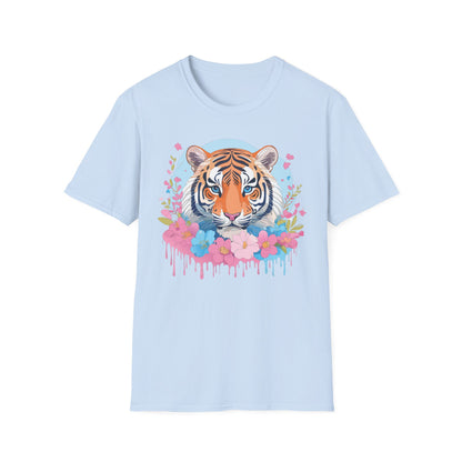 Tiger Shirt Unisex Softstyle T Shirt Gildan 64000 Animal Tee