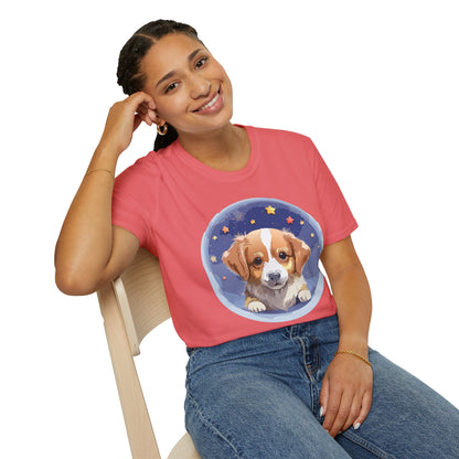Unisex Gildan Softstyle 64000 Dog Shirt Tee Ring Spun Cotton