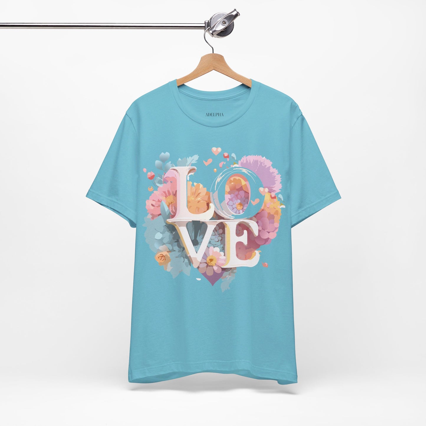 T-Shirt aus natürlicher Baumwolle – Love Story-Kollektion