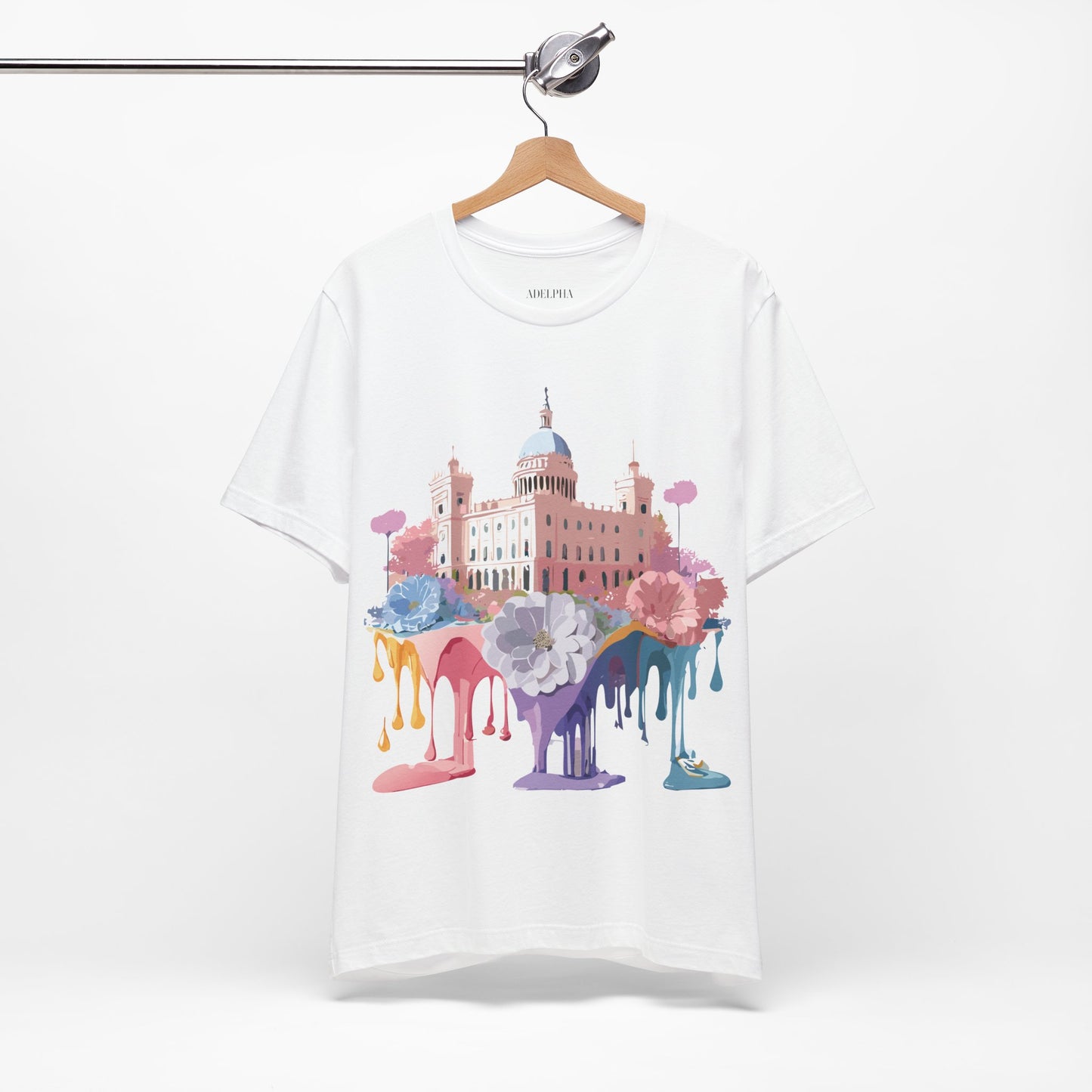 Natural Cotton Tee Shirt - Beautiful Places Collection - Madrid