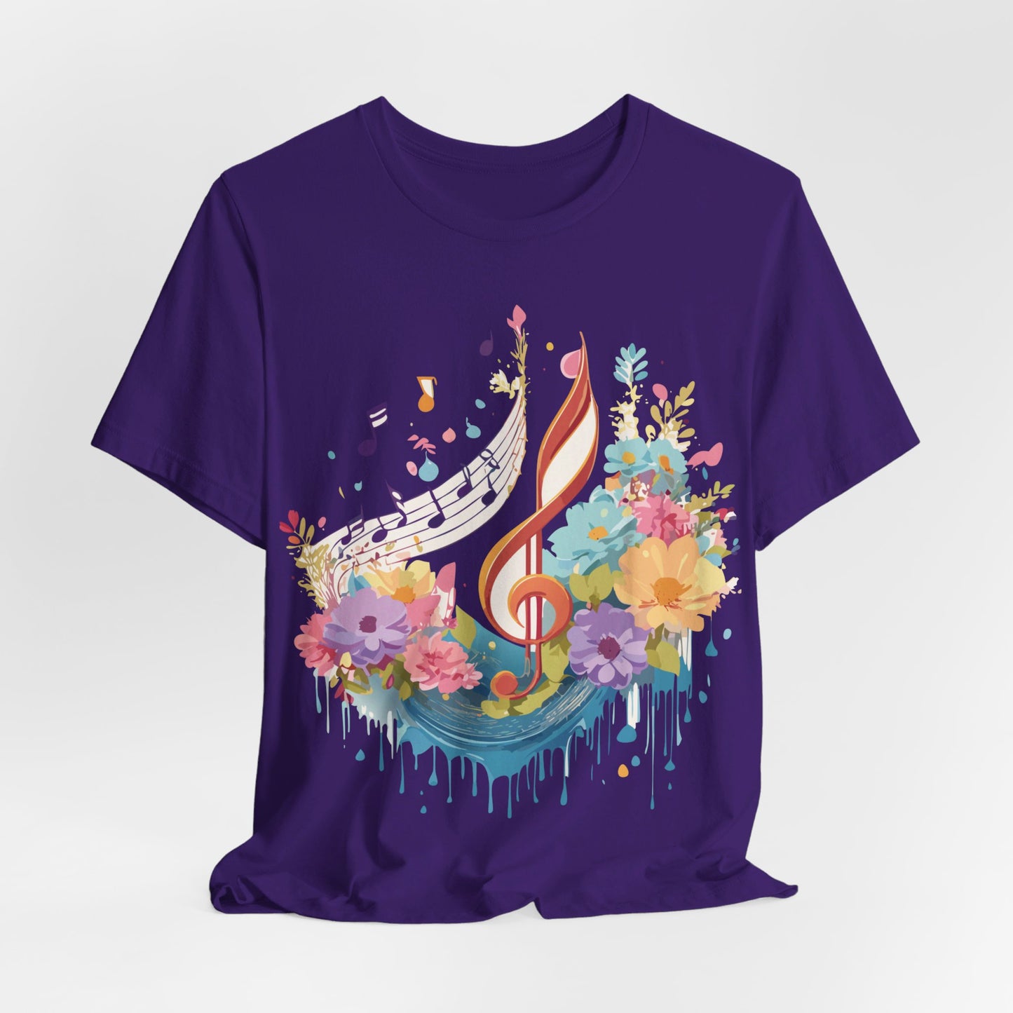 Natural Cotton Tee Shirt - Music Collection