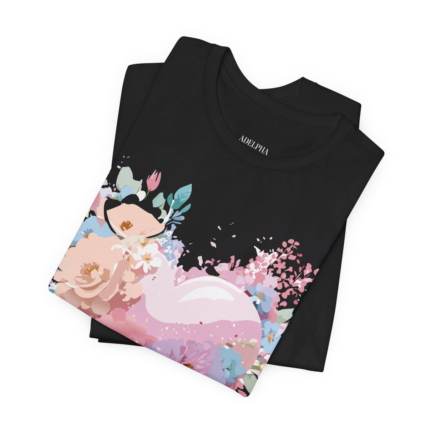 T-Shirt aus natürlicher Baumwolle – Love Story Collection