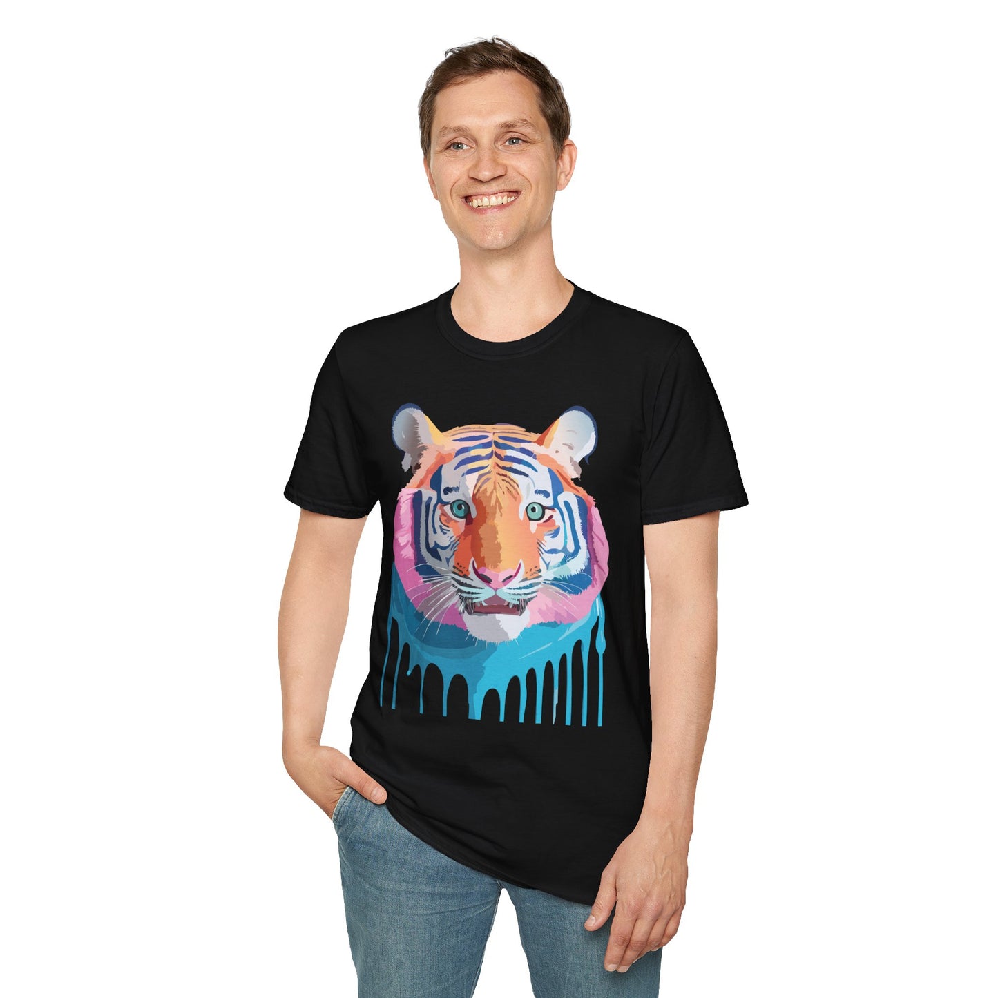 Tiger Shirt, Shirt with Tiger, Animal Tee, Shirt with Animals