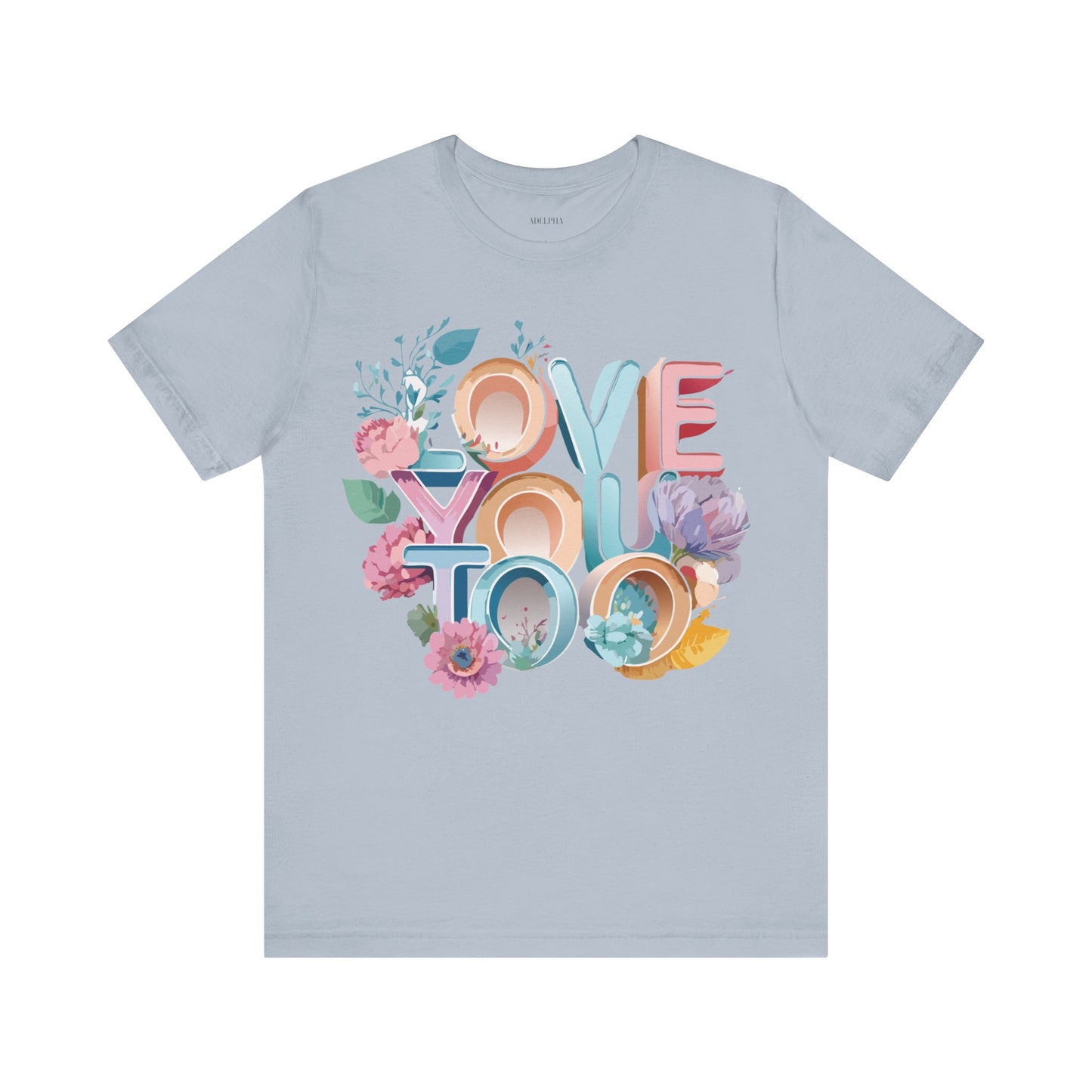 T-Shirt aus natürlicher Baumwolle – Love Story-Kollektion