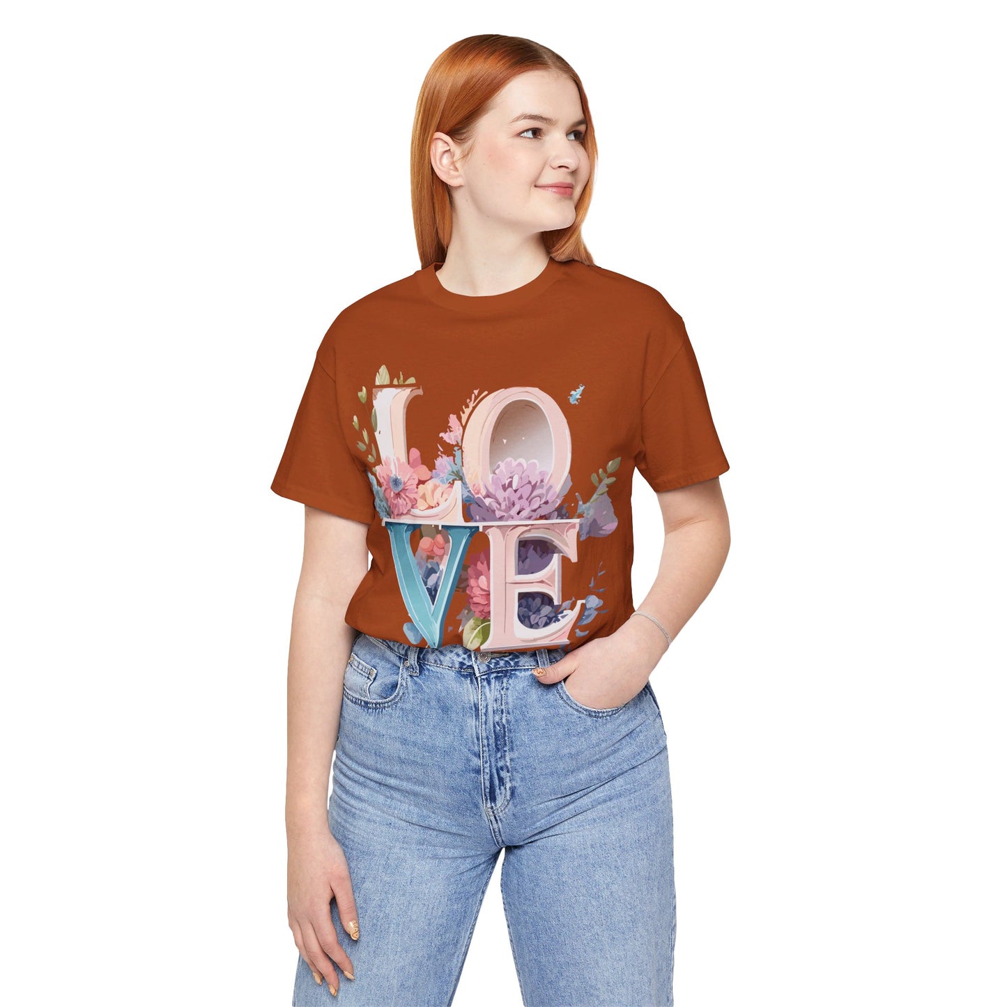 T-Shirt aus natürlicher Baumwolle – Love Story Collection