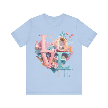 Natural Cotton Tee Shirt - Love story Collection Printify