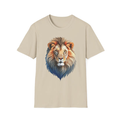 Gildan Lion Graphic Short Sleeve Softstyle Tee 100 Percent Cotton