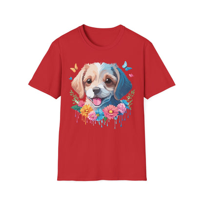 Dog Shirt Unisex Softstyle Tee Gildan 64000 100 Percent Ring Spun Cotton