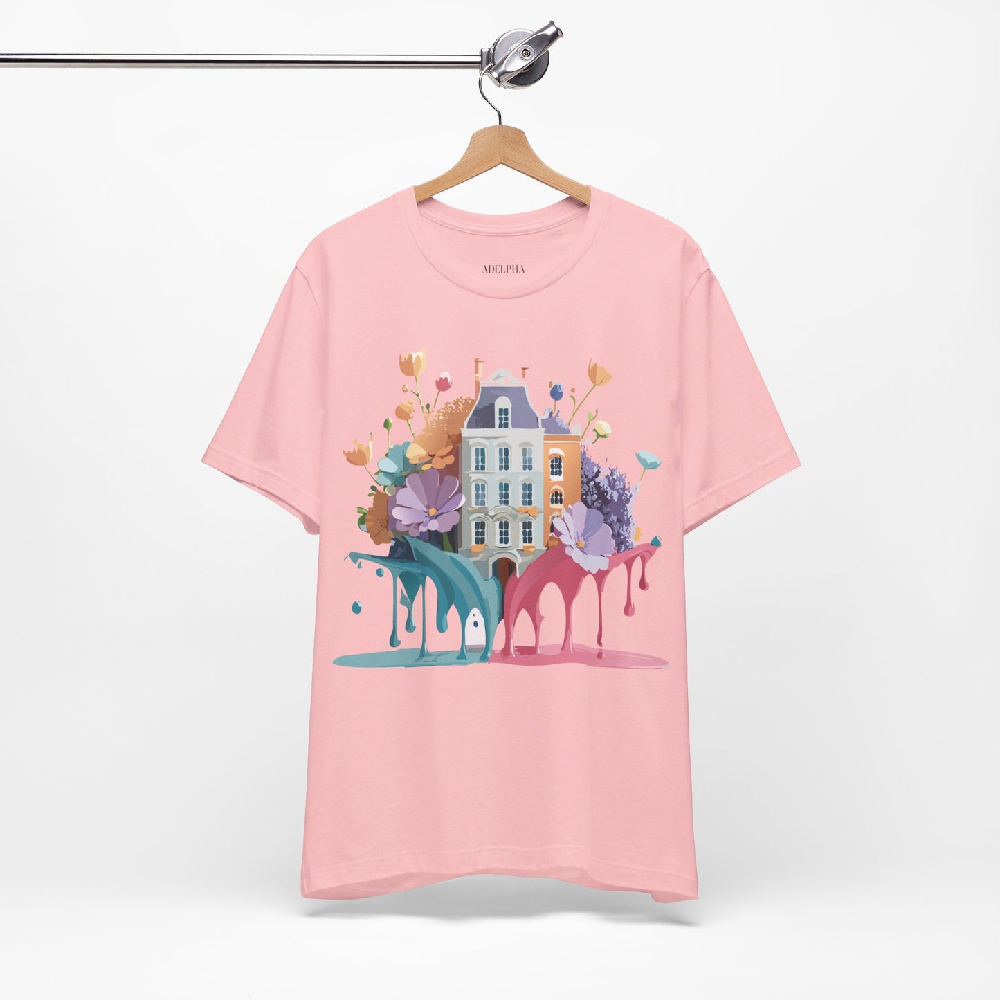 Natural Cotton Tee Shirt - Beautiful Places Collection - Amsterdam