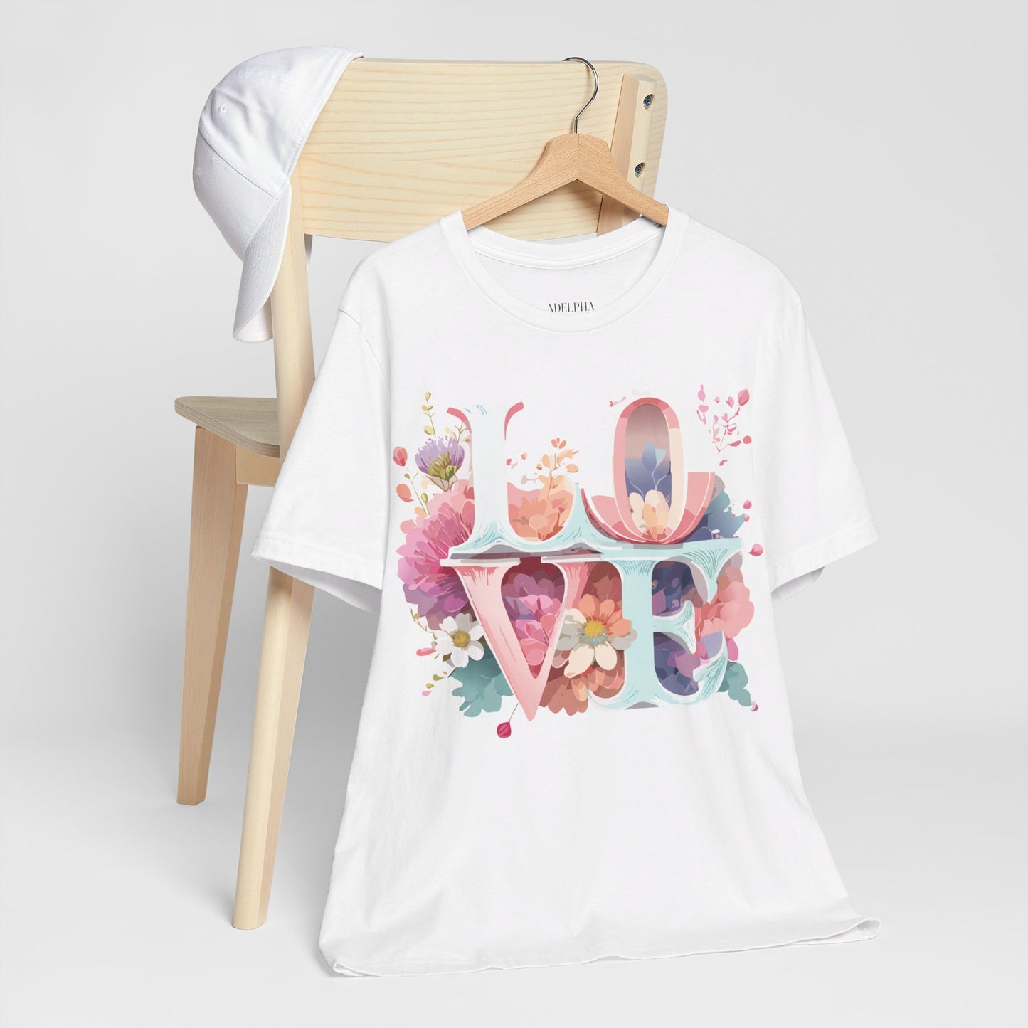 T-Shirt aus natürlicher Baumwolle – Love Story-Kollektion