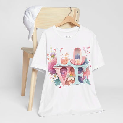 Natural Cotton Tee Shirt - Love story Collection Printify