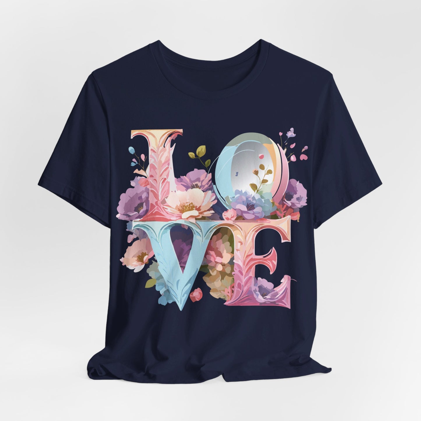 T-Shirt aus natürlicher Baumwolle – Love Story Collection