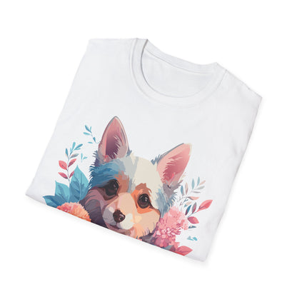 Dog Shirt Unisex Animal Print Tee With Cute Dog Designs And Comfort