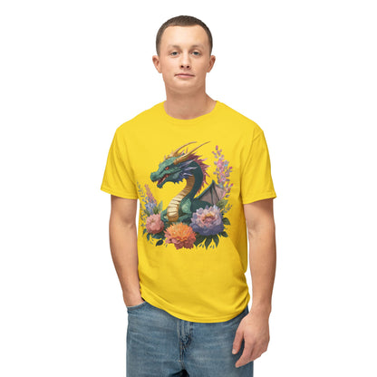 Dragon Art Unisex HD Cotton Tee With Full Color Print Artwork