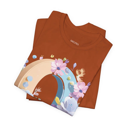 Natural Cotton Tee Shirt - Letters Collection - O Printify