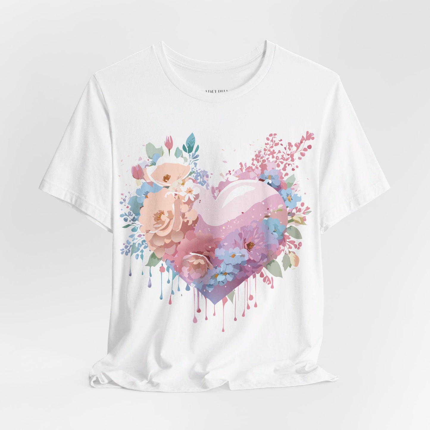 T-shirt en coton naturel - Collection Love story