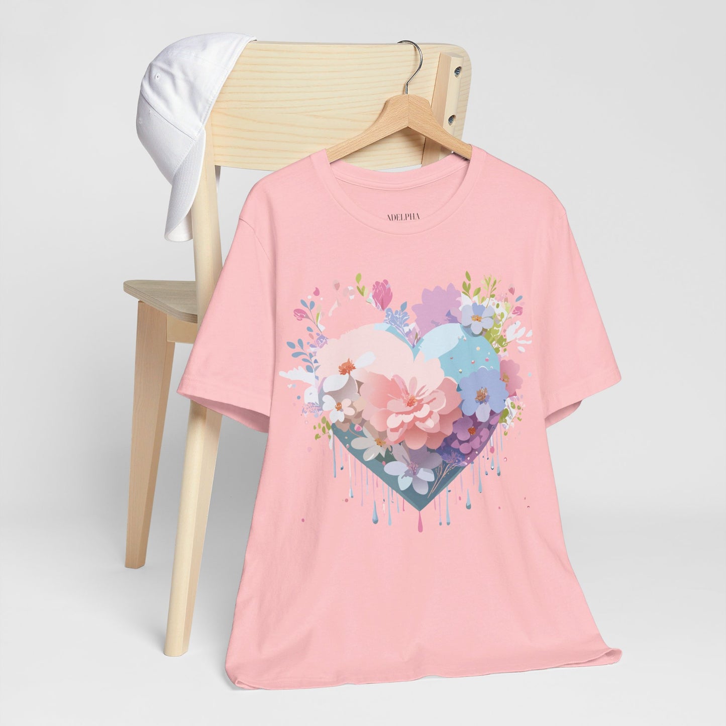 Natural Cotton Tee Shirt - Love story Collection