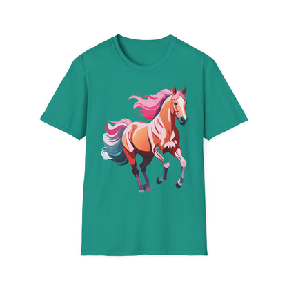 Horse Shirt Gildan Softstyle Tee Unisex 100 Percent Ring Spun Cotton