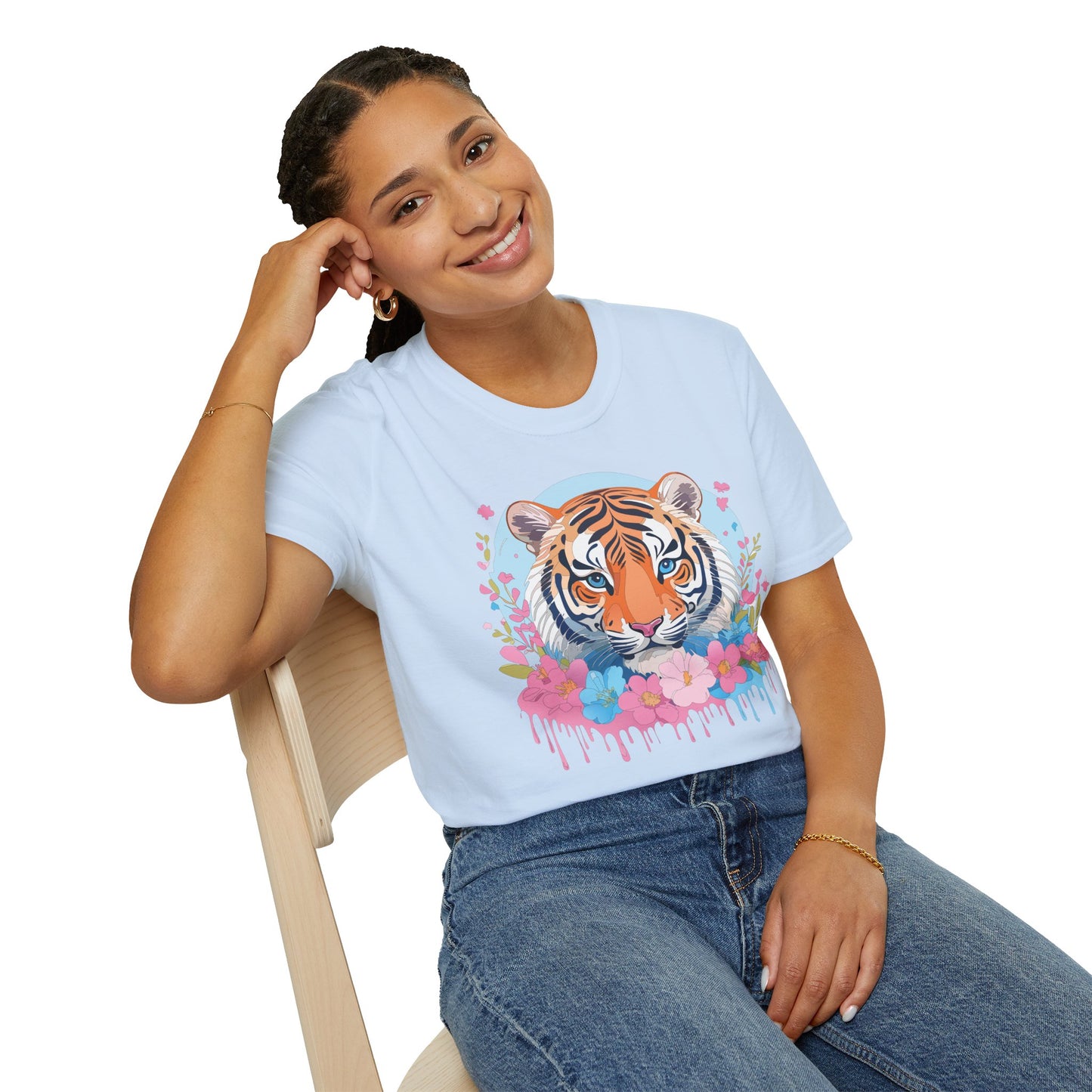 Tiger Shirt, Shirt with Tiger, Animal Tee, Shirt with Animals