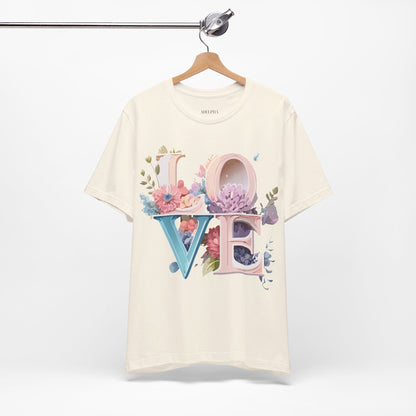 Natural Cotton Tee Shirt - Love story Collection Printify