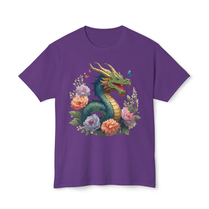 Dragon Art Print T Shirt Unisex HD Cotton Made In USA Full Color