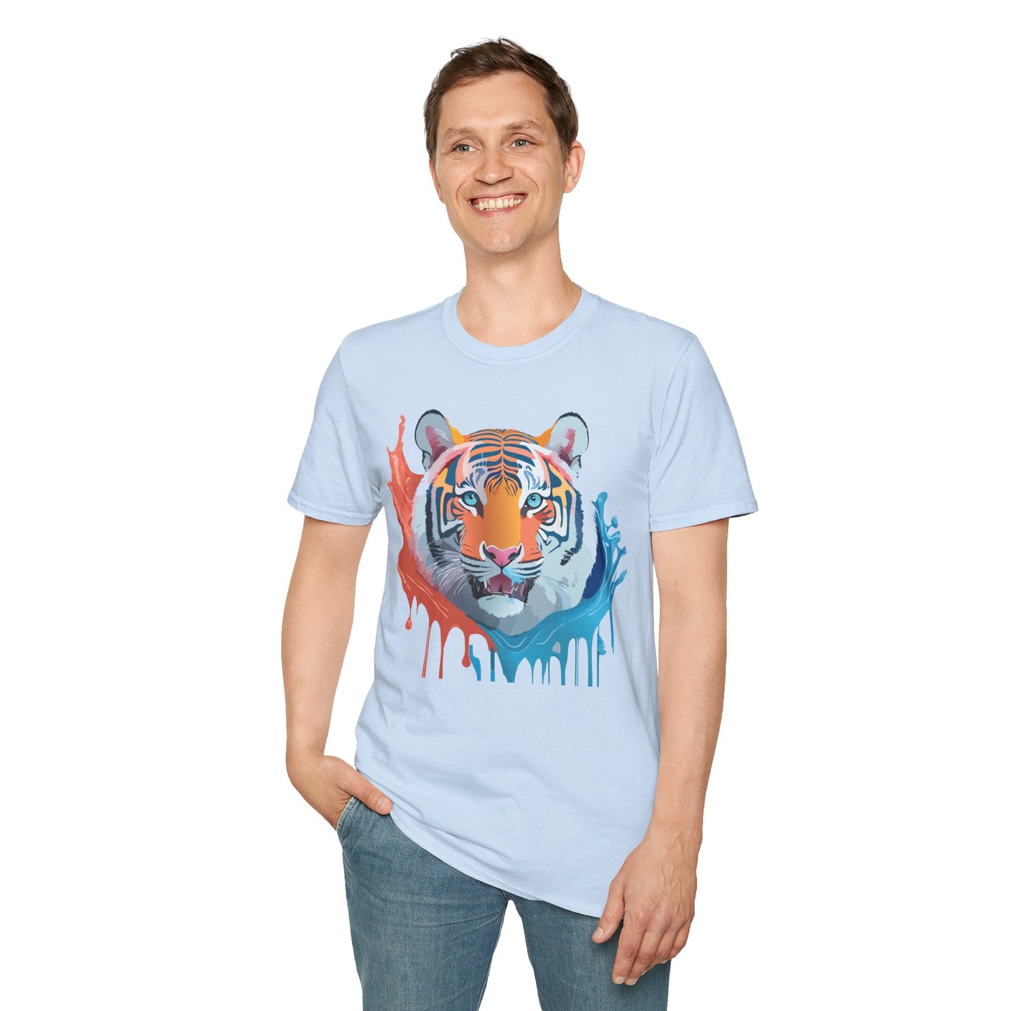 Tiger Shirt, Shirt with Tiger, Animal Tee, Shirt with Animals