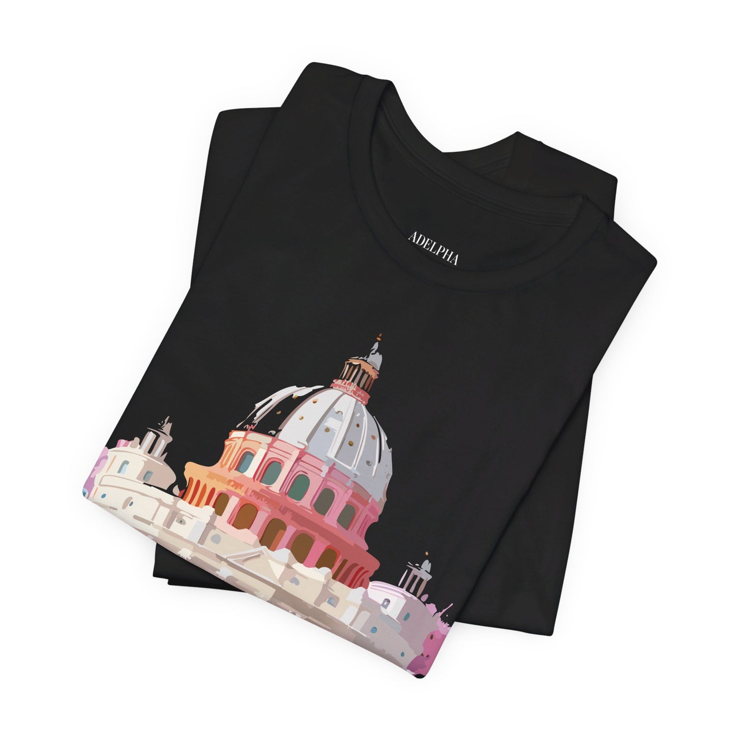 Natural Cotton Tee Shirt - Beautiful Places Collection - Rome