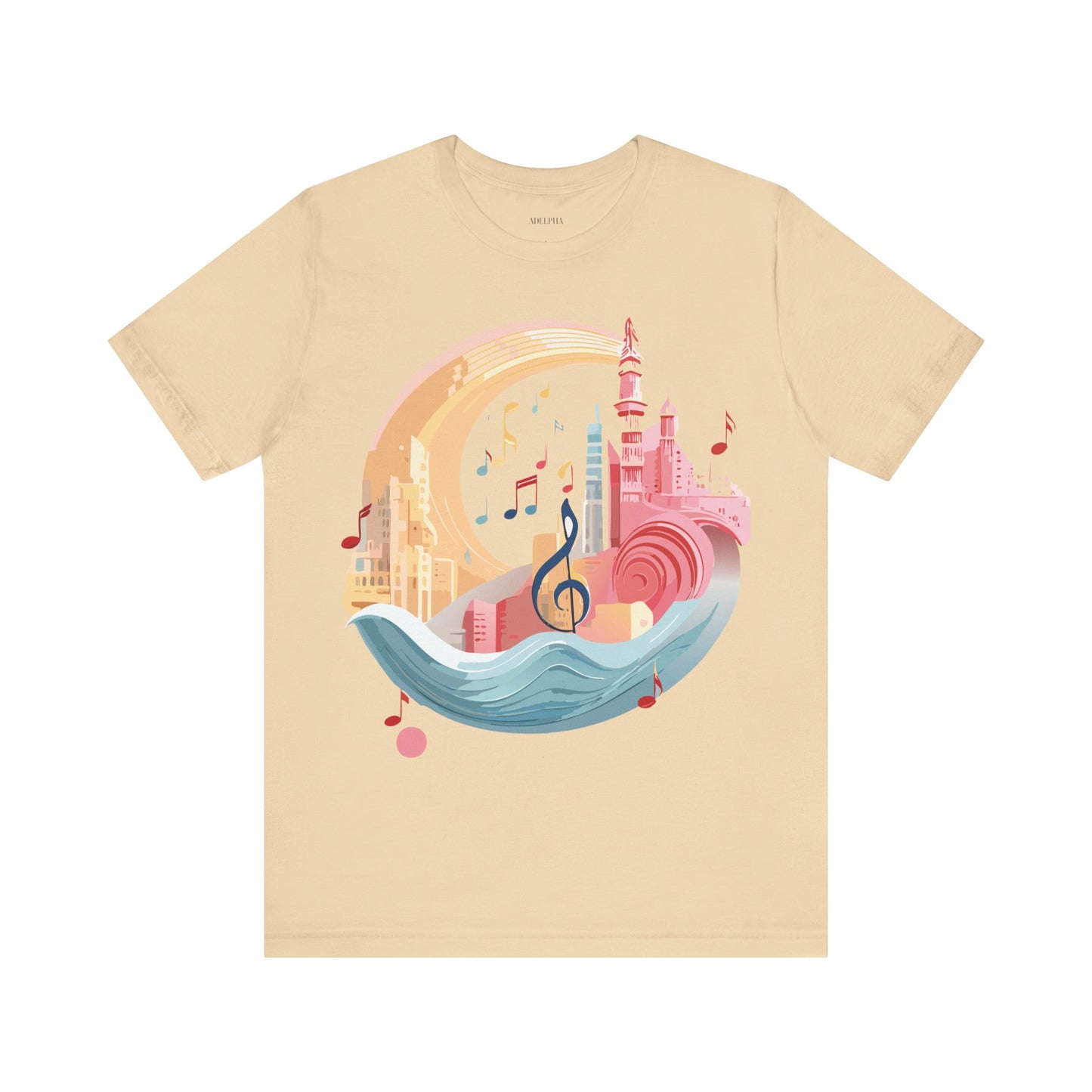 T-shirt en coton naturel - Collection Musique