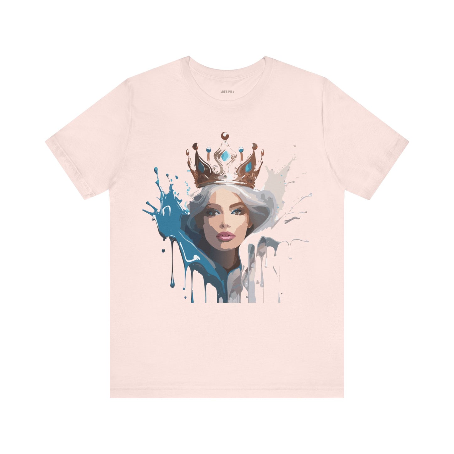 T-Shirt aus natürlicher Baumwolle – Queen Collection