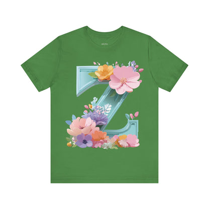 Natural Cotton Tee Shirt - Letters Collection - Z Printify