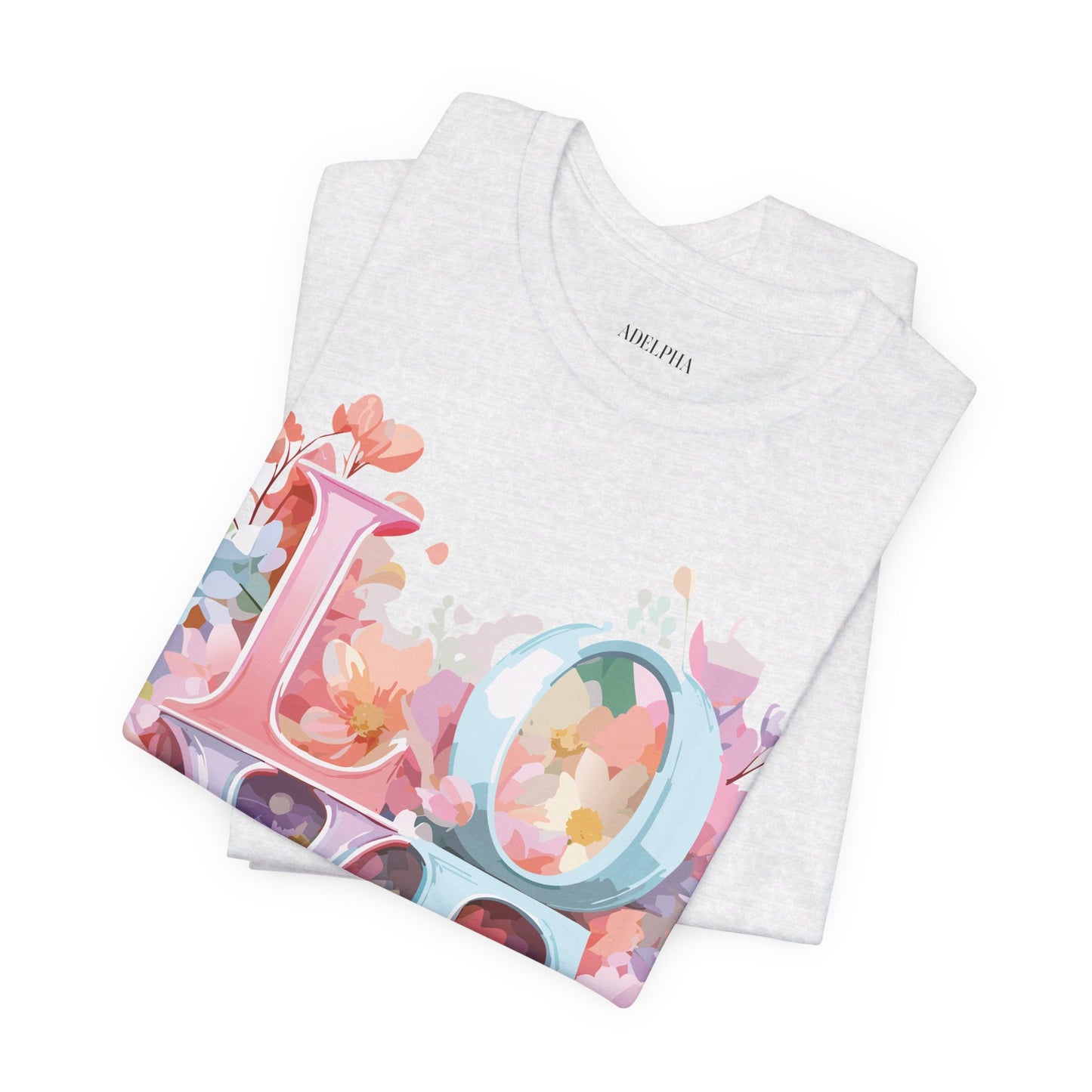 T-shirt en coton naturel - Collection Love story