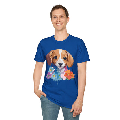 Unisex Dog Shirt Animal Graphic Tee Soft Cotton Gildan 64000
