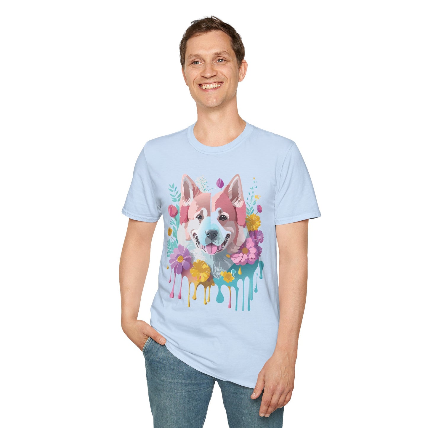 Dog Shirt, Shirt with Dog, Animal Tee, Shirt with Animals