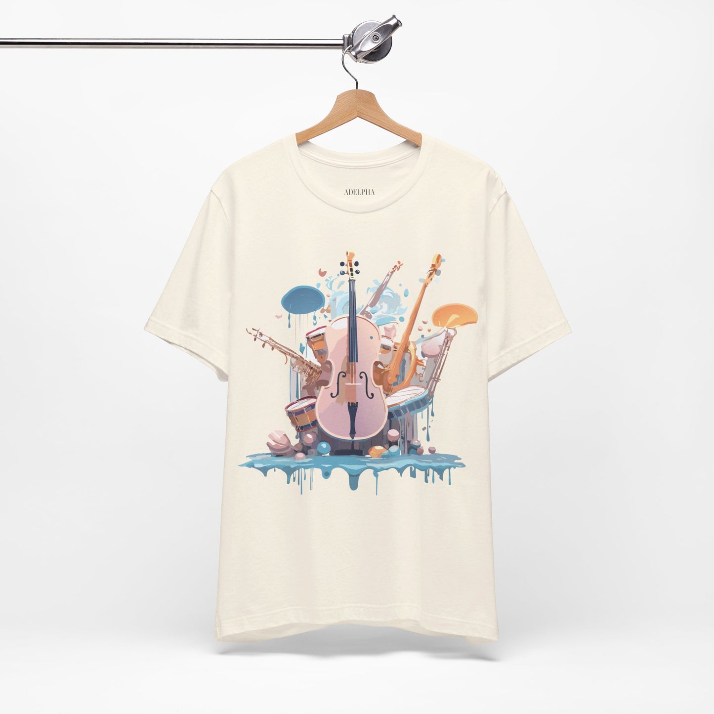 Natural Cotton Tee Shirt - Music collection