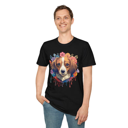Unisex Dog Shirt Animal Print Tee Gildan Softstyle 64000 Cotton