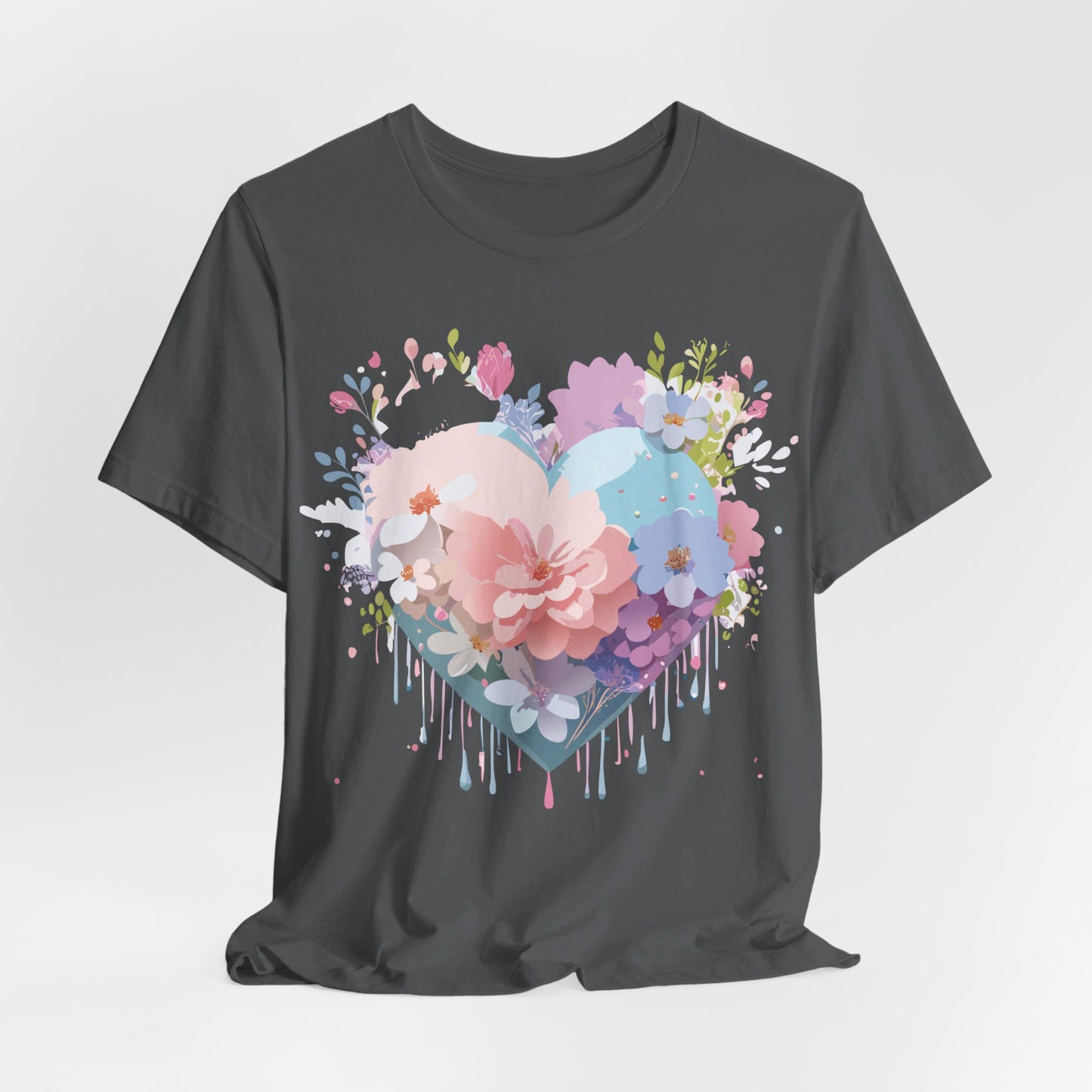 T-Shirt aus natürlicher Baumwolle – Love Story Collection