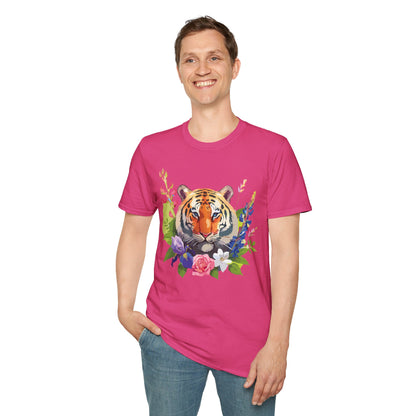 Tiger Shirt Unisex Gildan Softstyle Tee 100 Percent Ring Spun Cotton