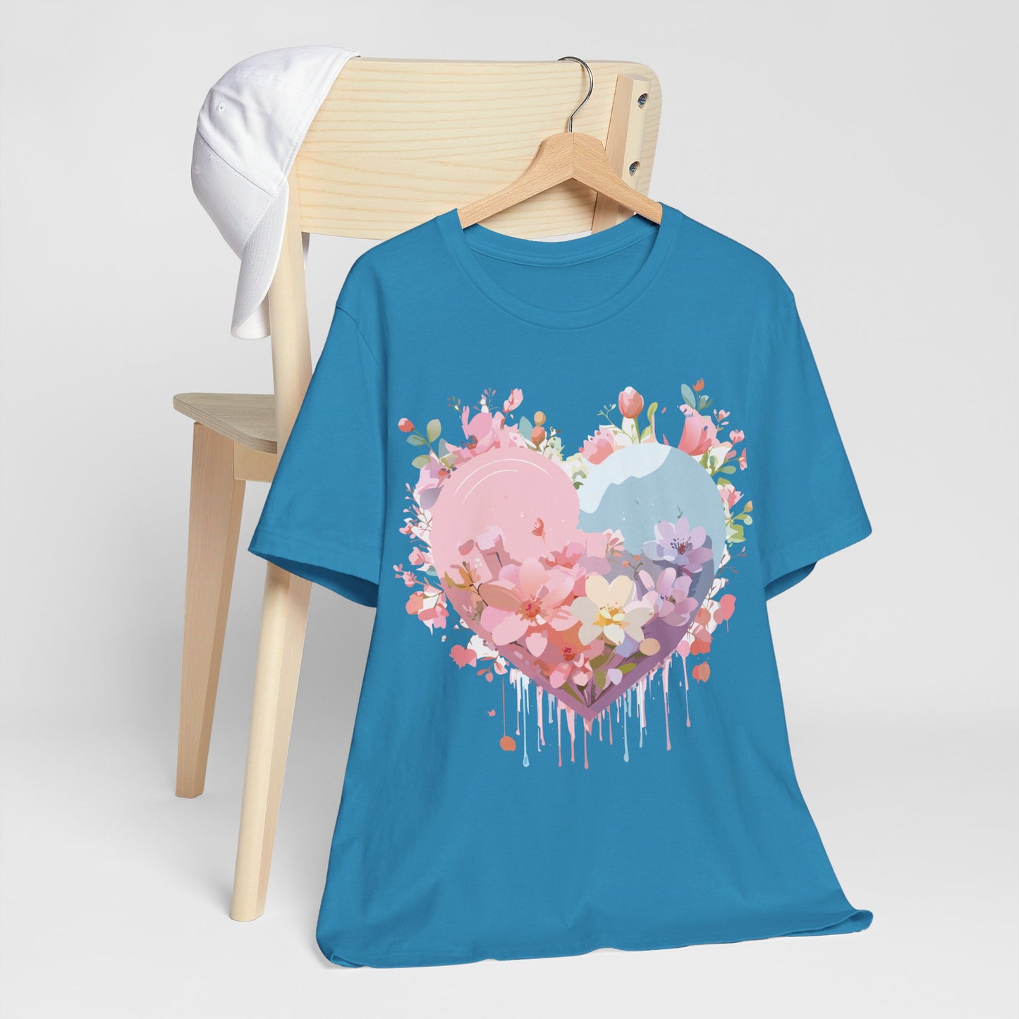 T-shirt en coton naturel - Collection Love Story