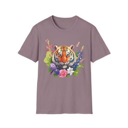 Tiger Shirt Unisex Gildan Softstyle Tee 100 Percent Ring Spun Cotton
