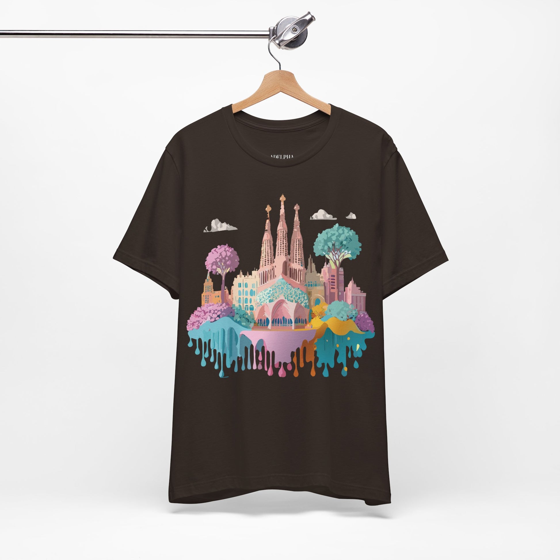 Tourist Shirt, Shirt with Barcelona - ADELPHA